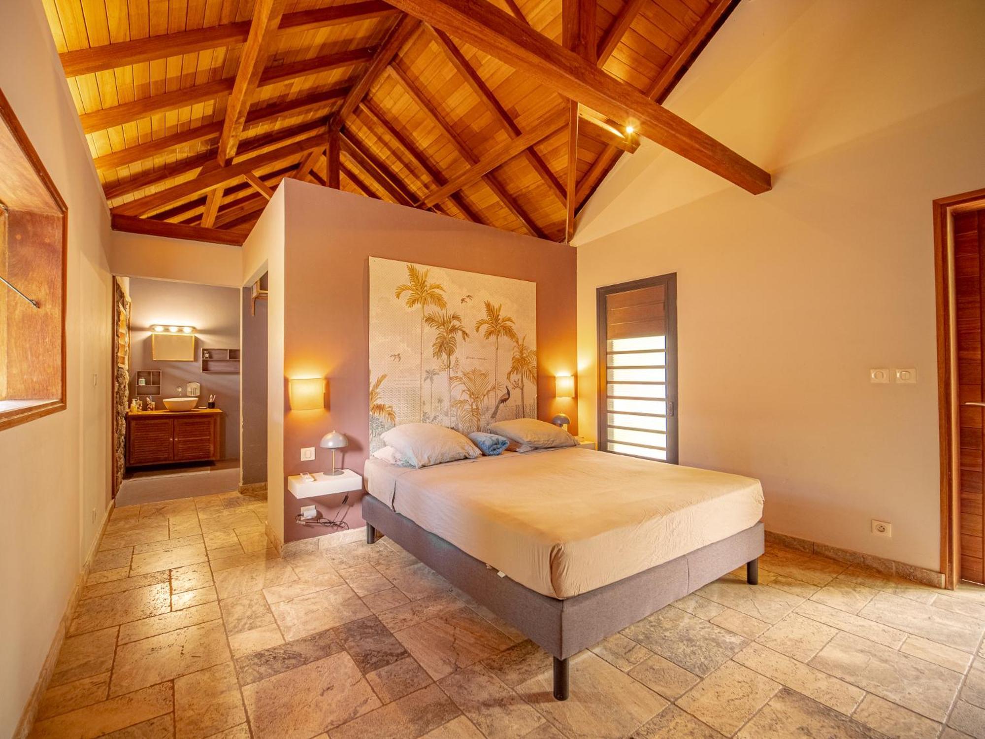 La Kaz Veloutier - Villa 4 Chambres Avec Piscine La Saline Le Bains Bagian luar foto