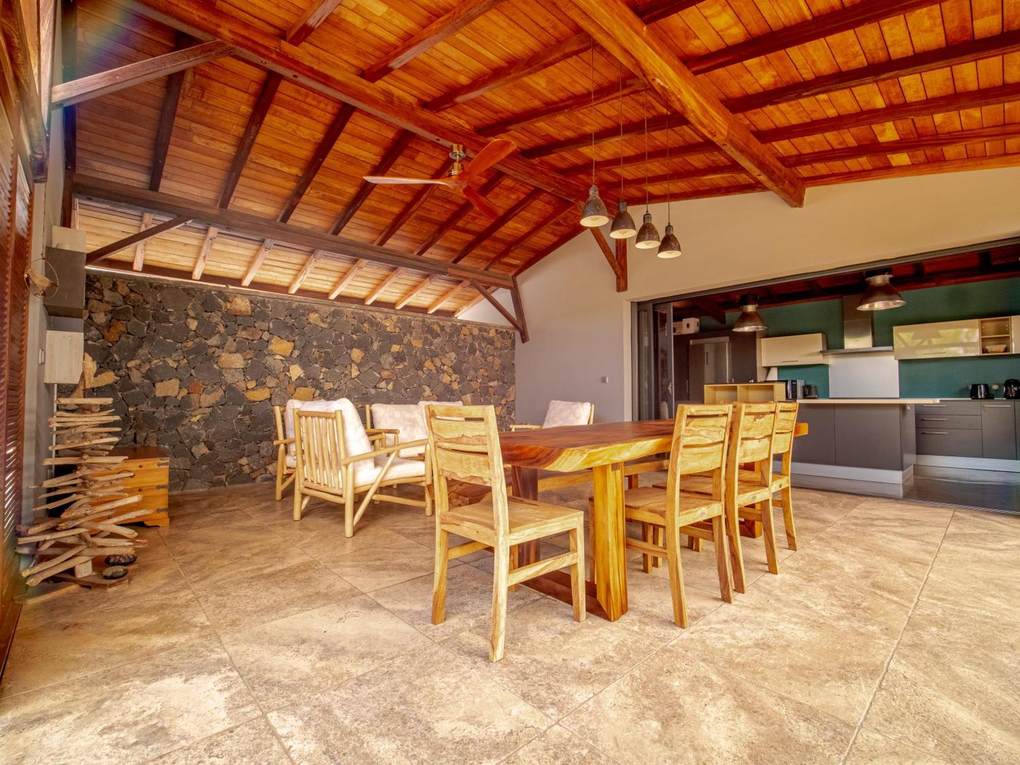 La Kaz Veloutier - Villa 4 Chambres Avec Piscine La Saline Le Bains Bagian luar foto